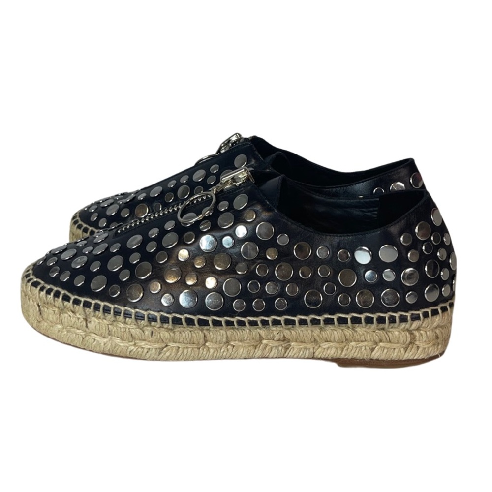 Alexander Wang Espadrilles Devon Studded Black Le… - image 5
